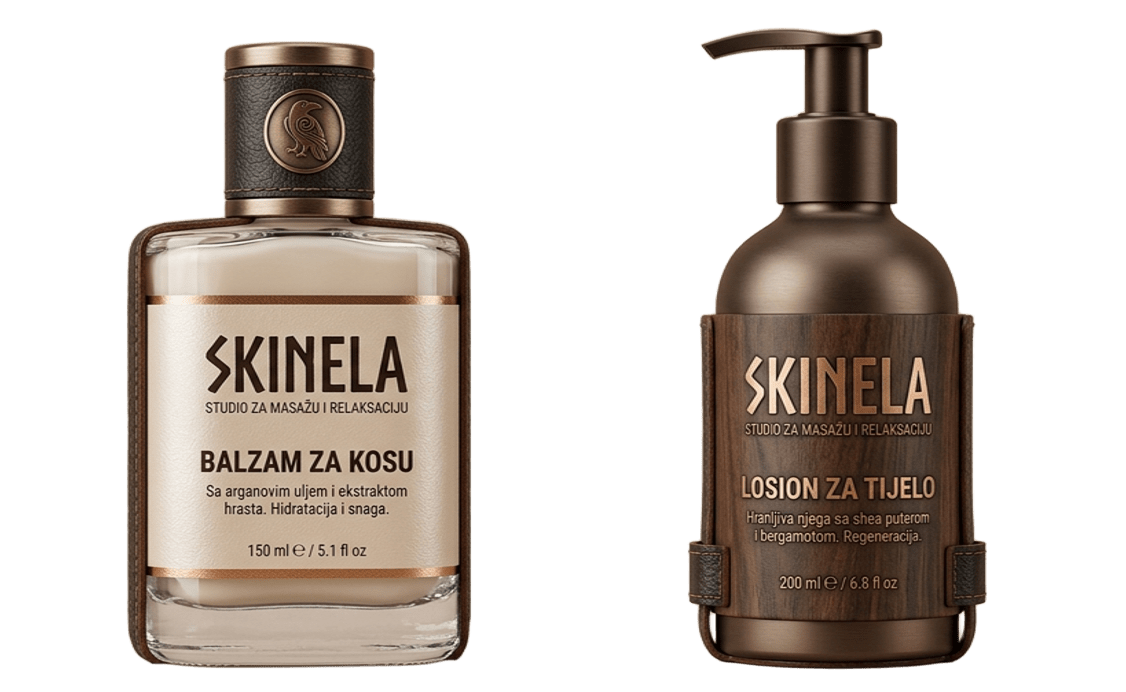 Skinela Premium muška kozmetika – bočica proizvoda